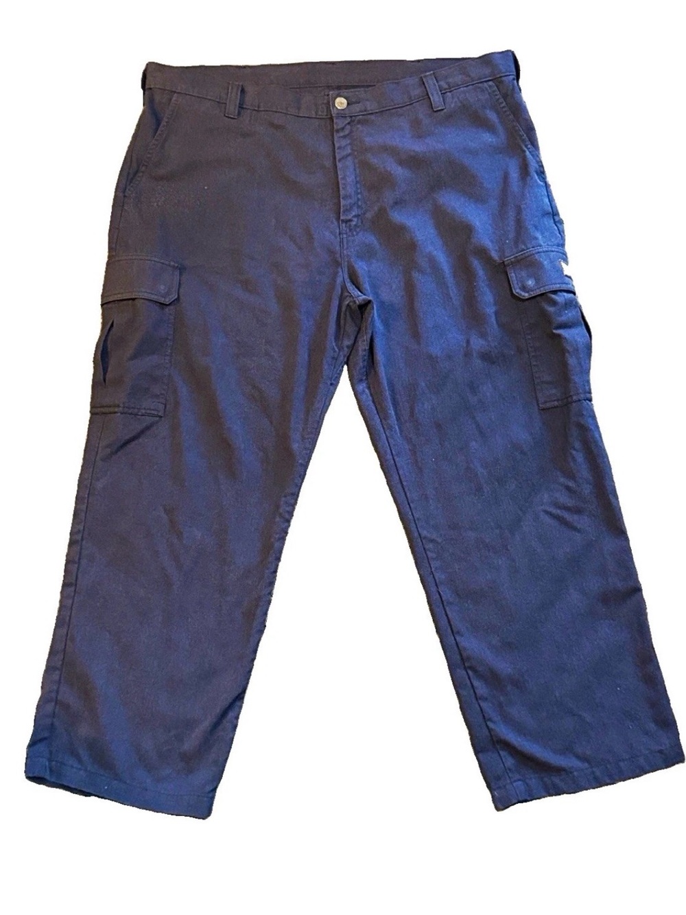 Workrite FR CAT 2 Flame Resistant Blue Cargo Work Pants Twill Men's Size 40X 40L